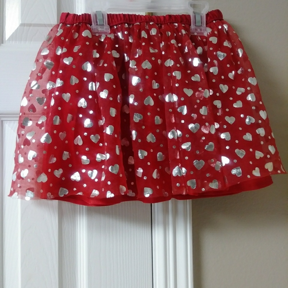 Red tutu shirt size 5T